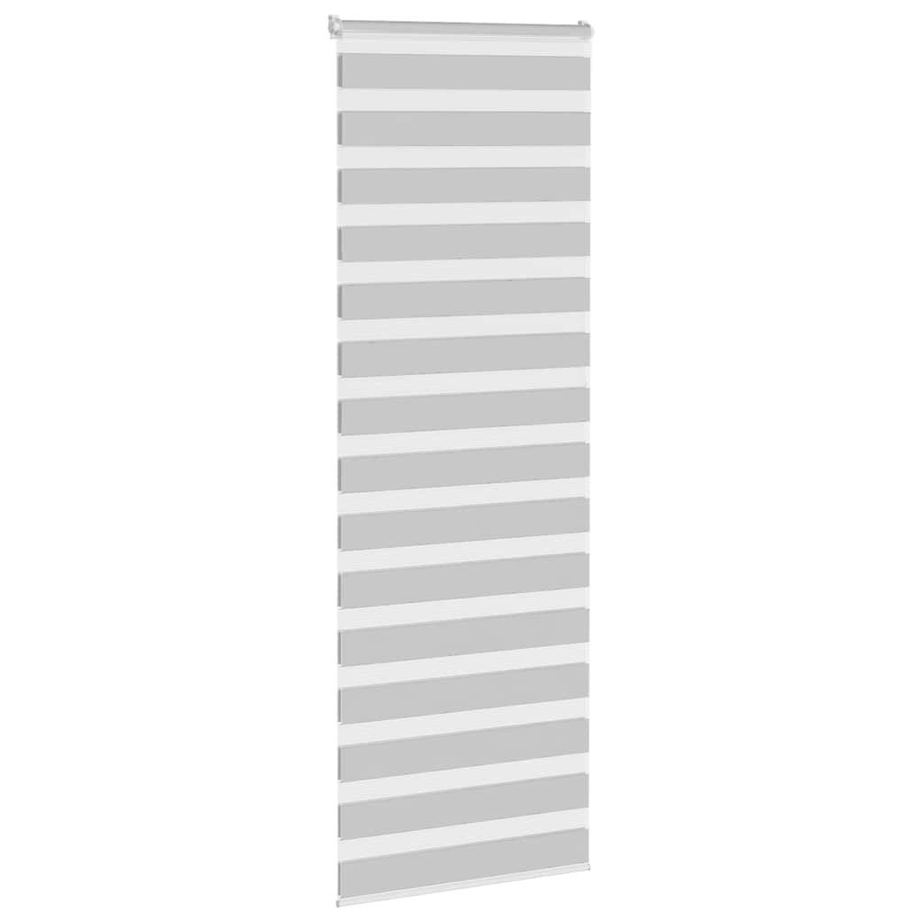 Vidaxl Zebra roller blind 70x230 cm Fabric width 65.9 cm light gray