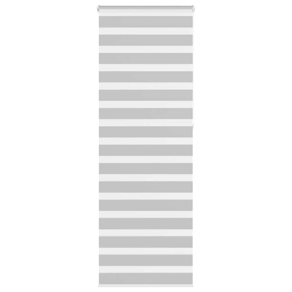 Vidaxl Zebra roller blind 80x230 cm Fabric width 75.9 cm light gray
