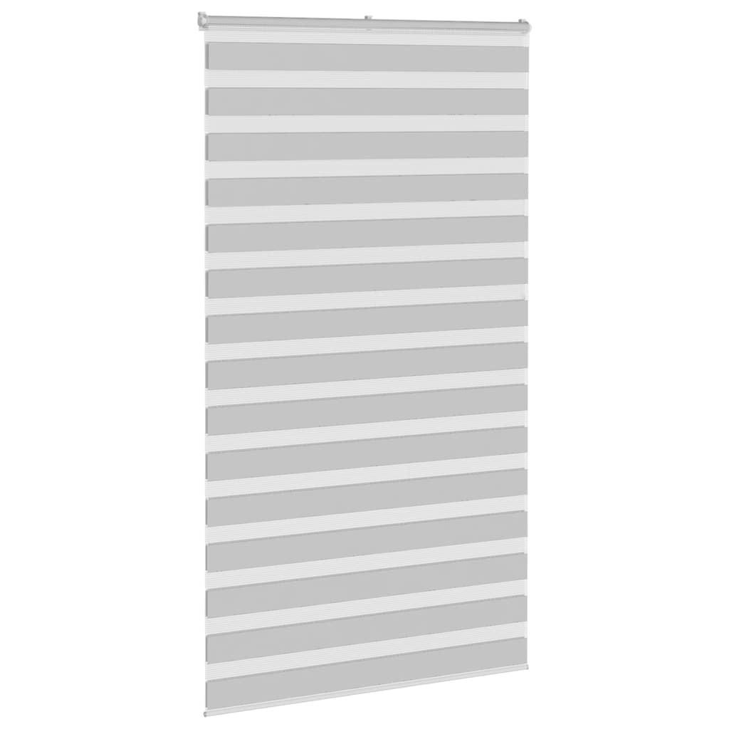 Vidaxl zebra válcový slepý 130x230 cm šířka tkaniny 125,9 cm světle šedá