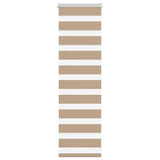 Vidaxl Zebra Slepa 45x100 cm širina prahu 40,9 cm poliestrski pesek rjava