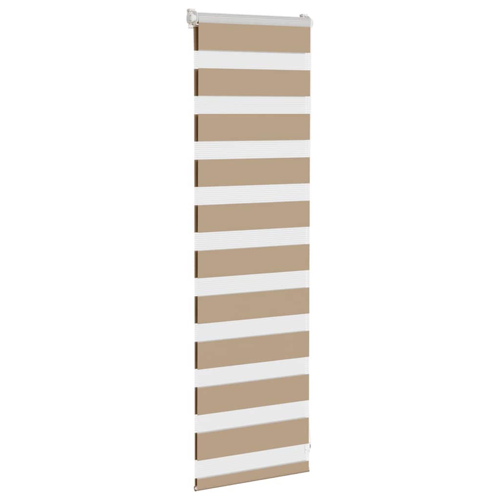 Vidaxl Zebra Slepa 45x100 cm širina prahu 40,9 cm poliestrski pesek rjava