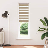 Vidaxl Zebra Slepa 55x230 cm širina prahu 50,9 cm poliestrski pesek rjava
