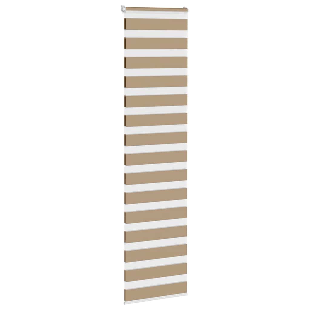 Vidaxl Zebra Slepa 55x230 cm širina prahu 50,9 cm poliestrski pesek rjava