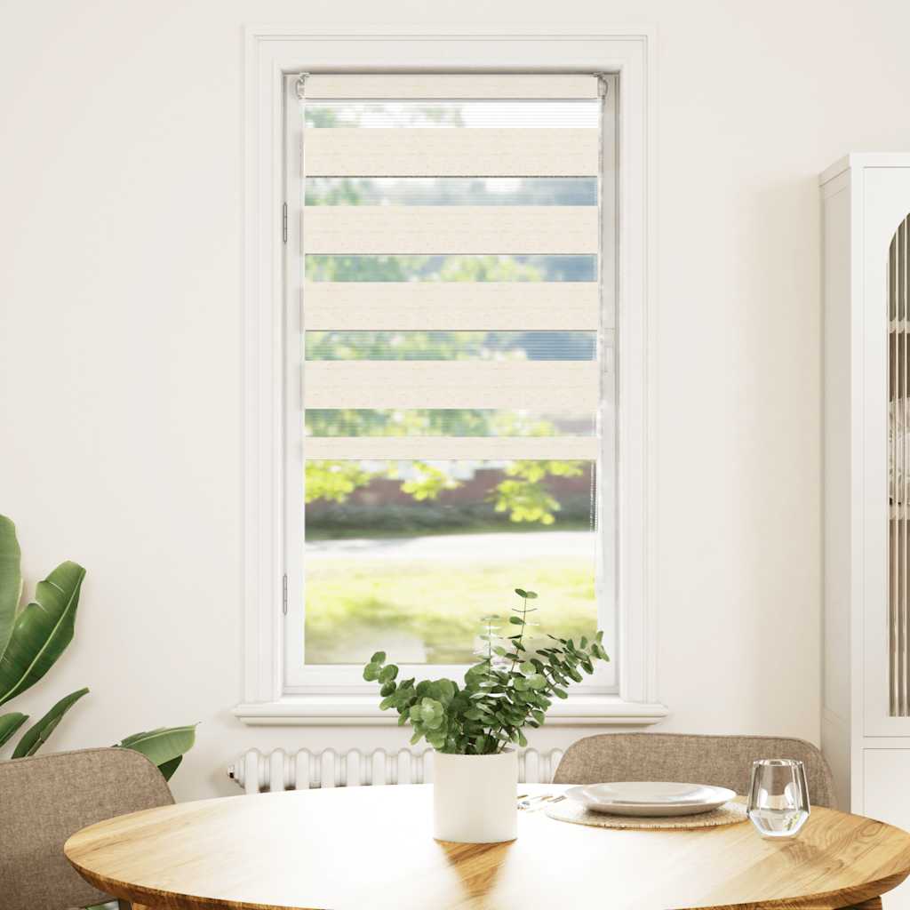 Vidaxl Zebra roller blind 60x100 cm dust width marble beige 55.9 cm