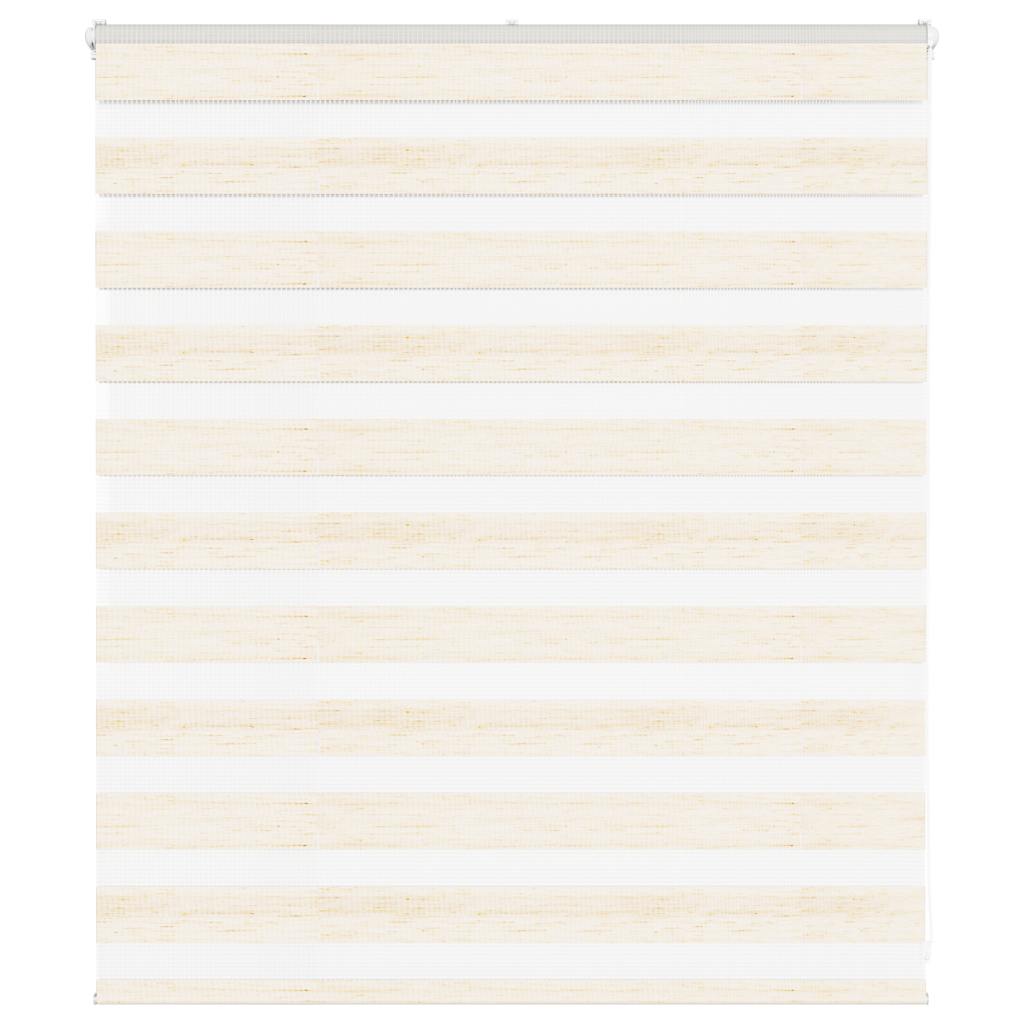 Vidaxl Zebra Roller Blind 135x100 cm Šířka prachu 130,9 cm Marmerbeige