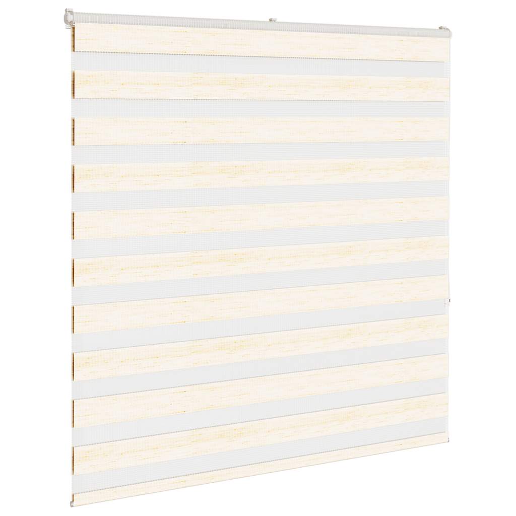 Vidaxl Zebra Roller Blind 140x150 cm Staubbreite 135,9 cm Marmerbeige
