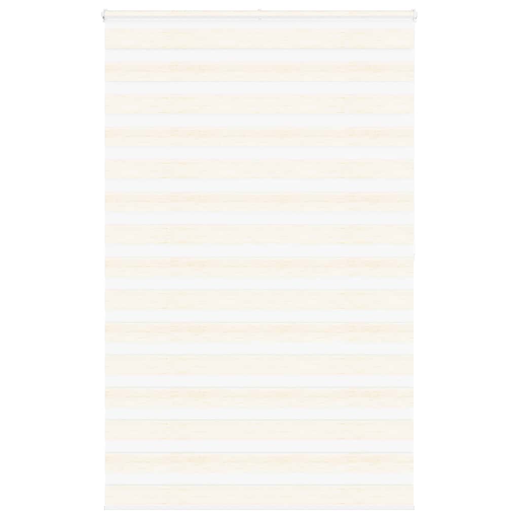 Vidaxl Zebra roller blind 150x200 cm dust width 145.9 cm Marmerbeige