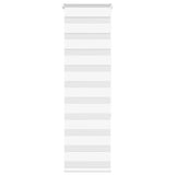 Vidaxl Zebra roller blind 50x150 cm dust width 45.9 cm polyester white