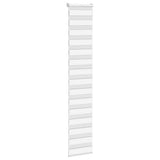 Vidaxl Zebra roller blind 40x200 cm dust width 35.9 cm Polyester White