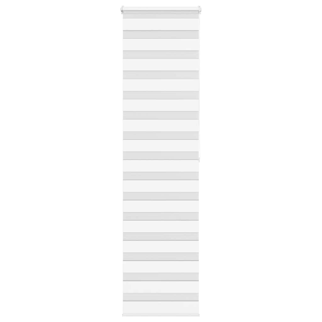 Vidaxl Zebra Rouleau aveugle 65x200 cm Largeur de poussière 60,9 cm Polyester blanc