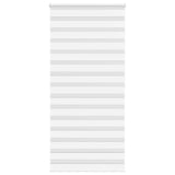 Vidaxl Zebra roller blind 95x200 cm dust width 90.9 cm Polyester White