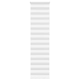 Vidaxl Zebra Roller Blind 60x230 cm Šířka prachu 55,9 cm polyester bílá