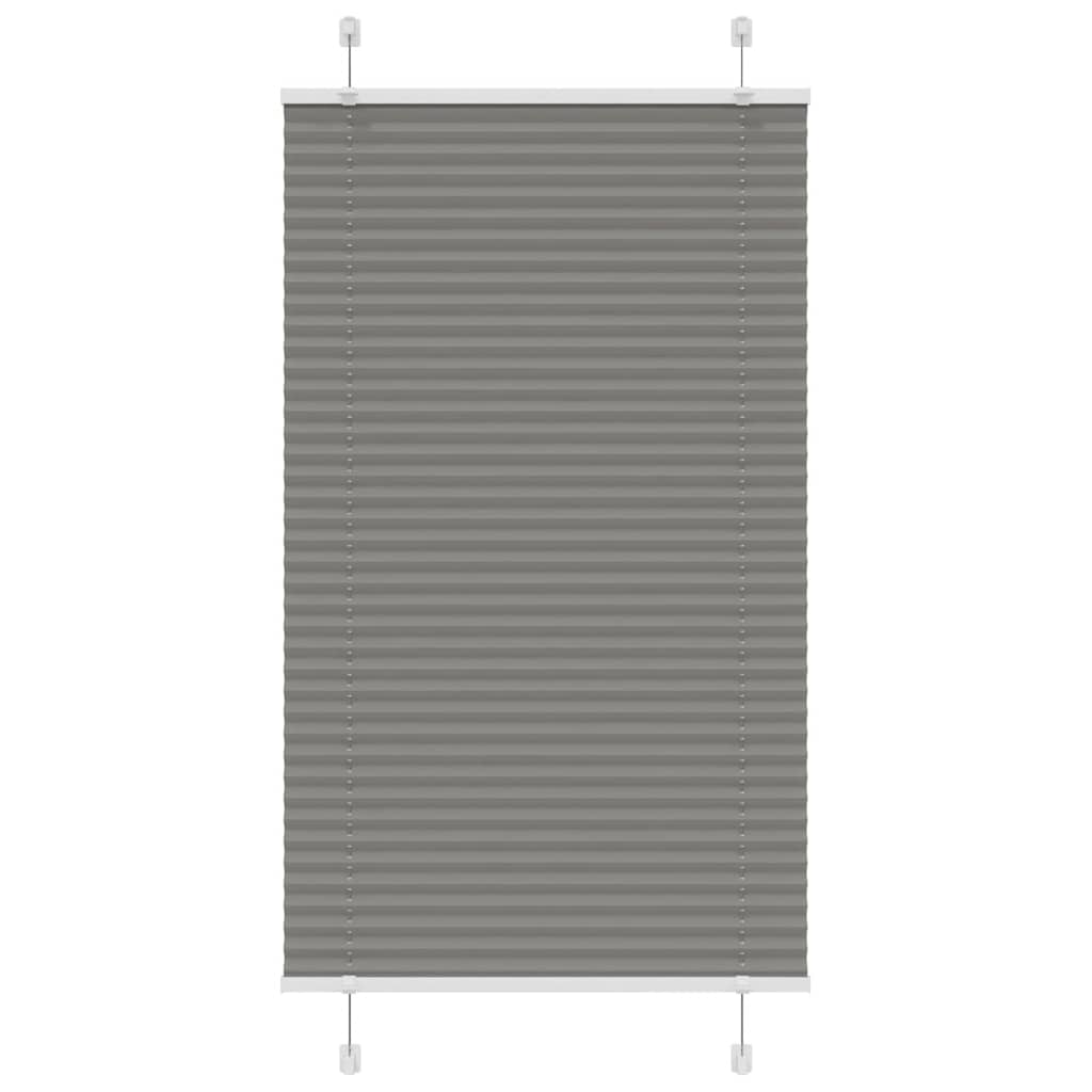 Vidaxl plisovaný válec slepý 75x100 cm Šířka prachu 74,4 cm antracit