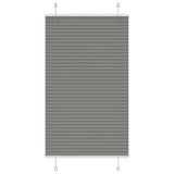 Vidaxl plisovaný válec slepý 75x100 cm Šířka prachu 74,4 cm antracit