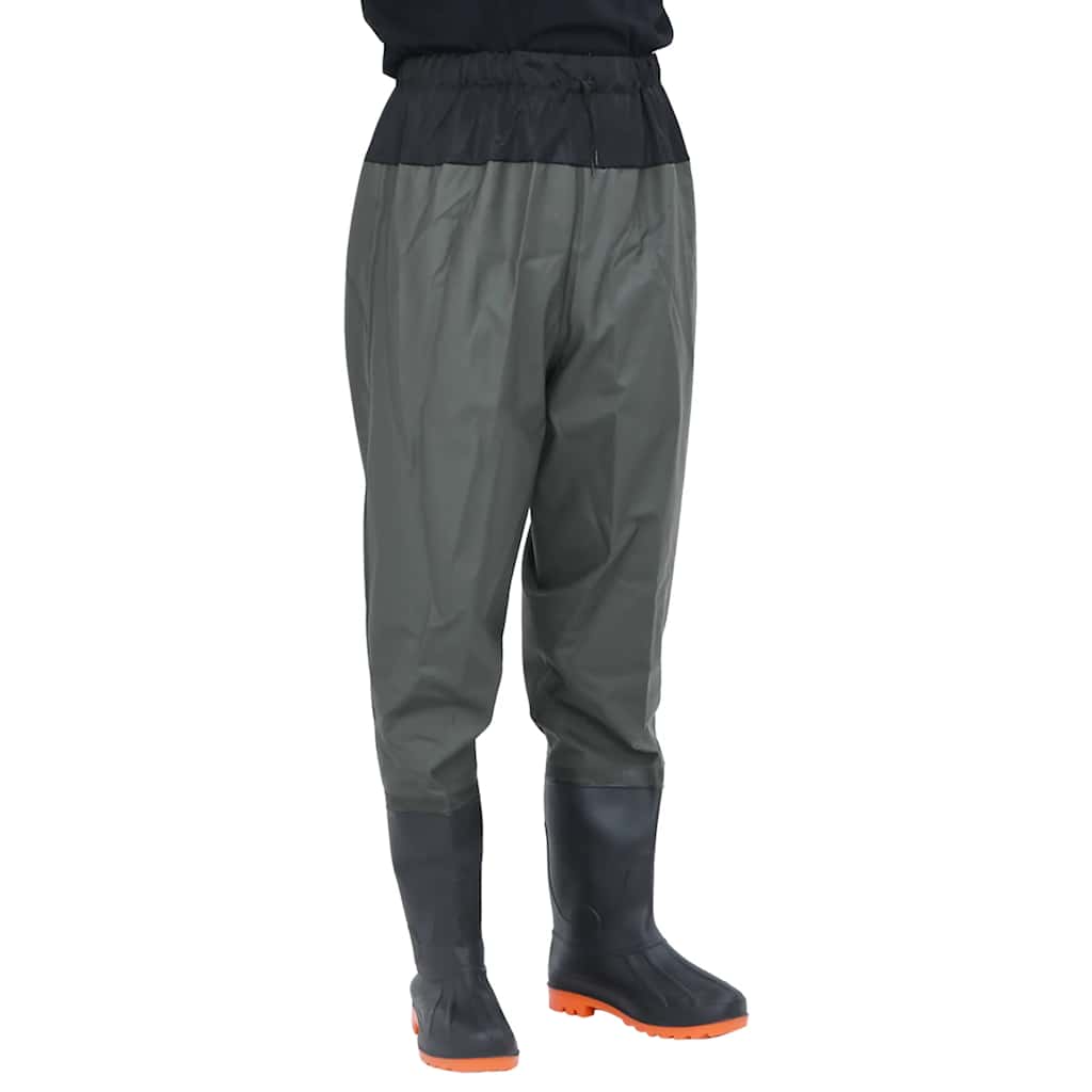 Vidaxl waadpak avec bottes taille 42 vert foncé