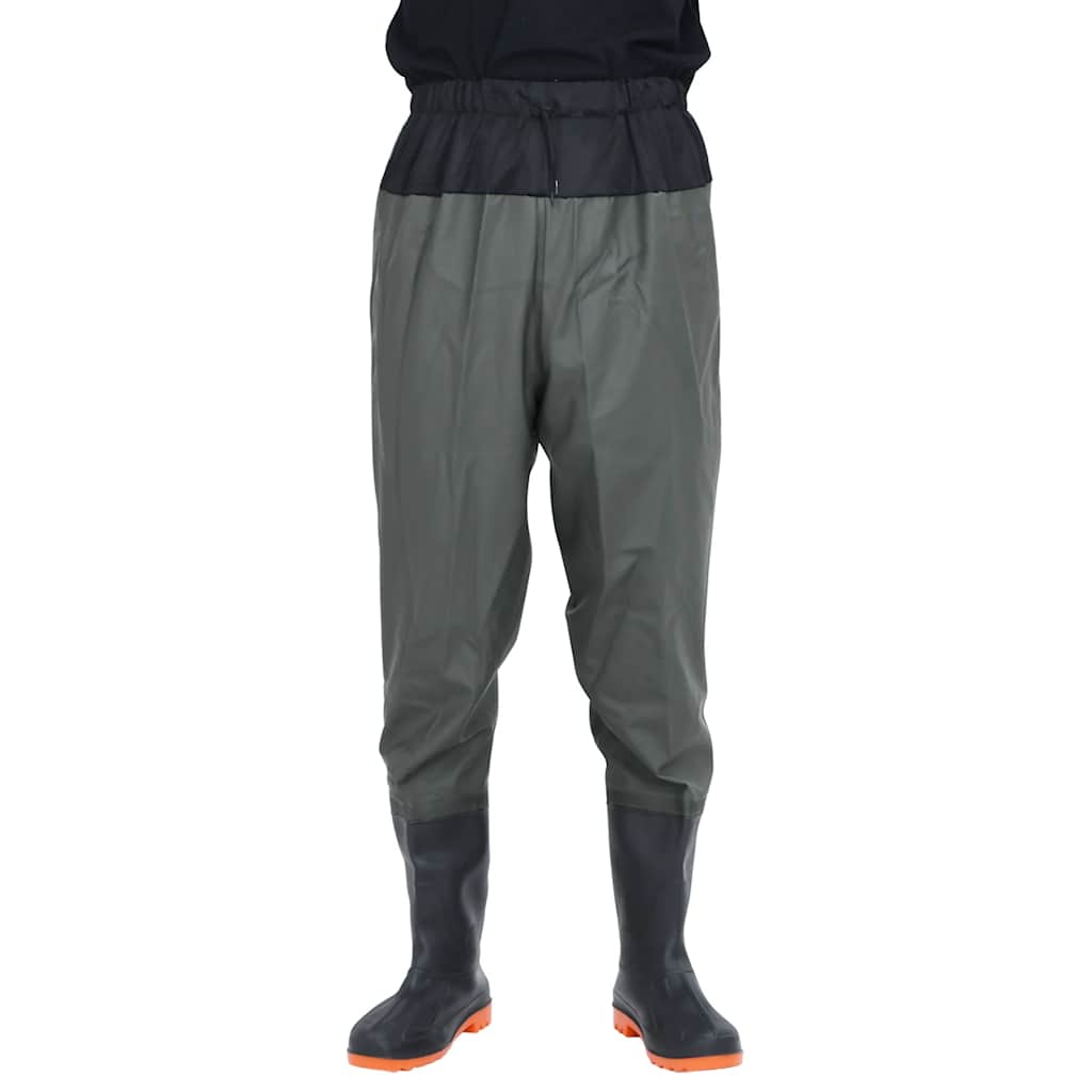 Vidaxl waadpak avec bottes taille 42 vert foncé