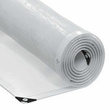 Vidaxl Tarpaulin trasparente con anelli a vela 3x10 m polietilene