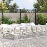 Vidaxl transparent Tariffer mat Sail Réng 4x12 m Polyethylen