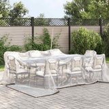 Vidaxl Tarpaulin trasparente con anelli a vela 4x4 m polietilene