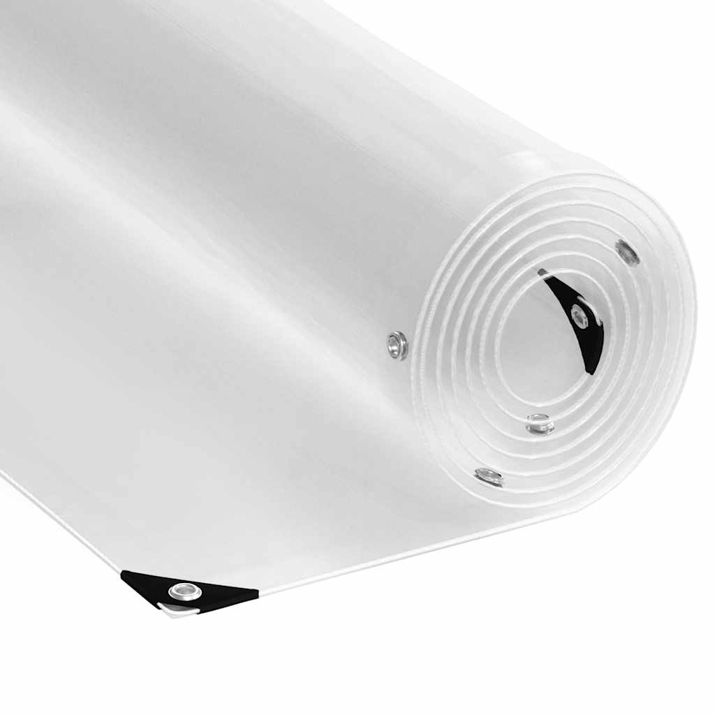 Vidaxl Transparent tarpaulin z jadralnimi obroči 1x4 m PVC