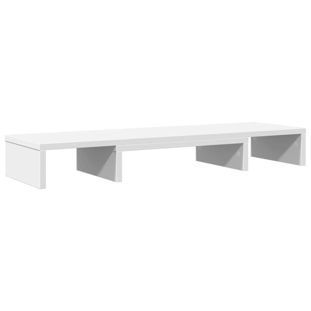 Vidaxl Monitor standard réglable 80x24x10,5 cm Bois de bois transformé