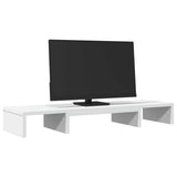 Vidaxl Monitor standard réglable 80x24x10,5 cm Bois de bois transformé