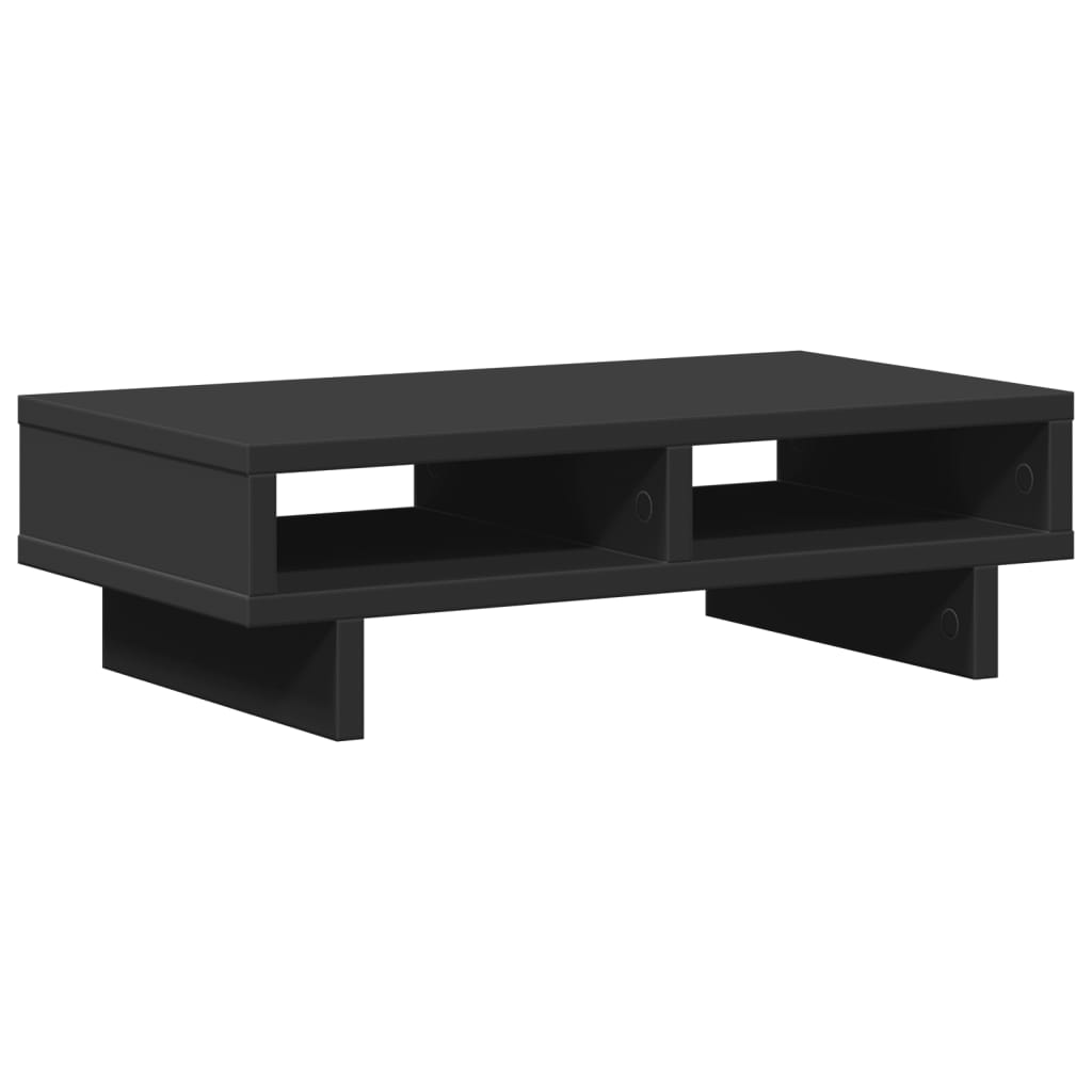 Vidaxl Monitor står 50x27x15 cm forarbejdet træ sort
