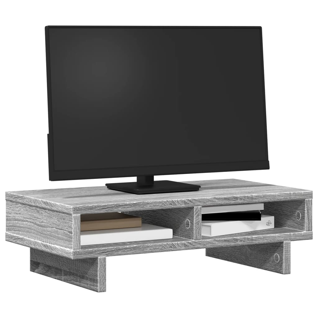 Il monitor Vidaxl è valido 50x27x15 cm Oak Sonoma in legno elaborato