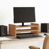 Vidaxl Monitor Standard 50x27x20 cm Couleur de chêne artisanal en bois transformé