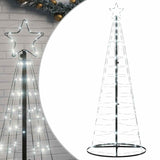 Vidaxl led-kerstboom 200 leds koud wit 182 cm