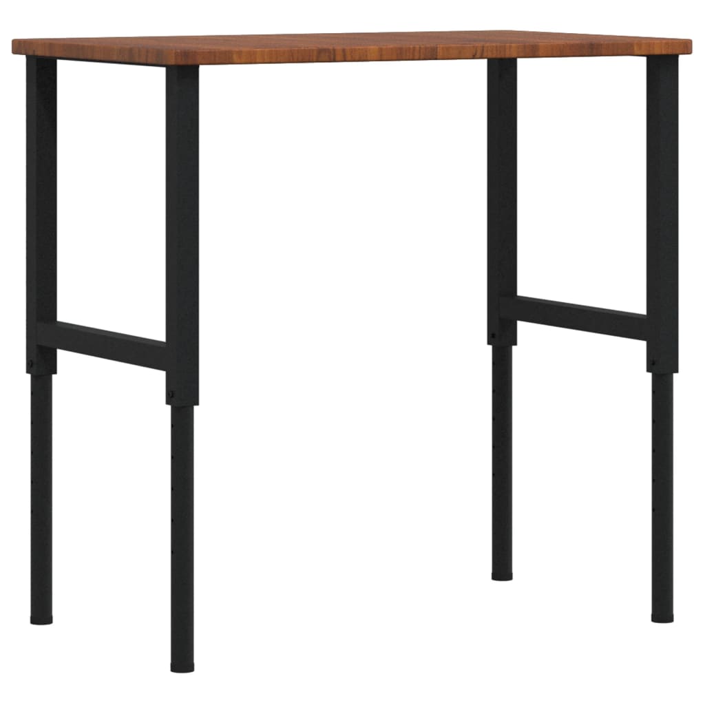 Vidaxl Workbench pravokotnik 100x60x (71,5-98) cm hrast temno rjava