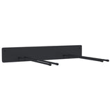 Vidaxl Garden Tool Rack Veggmontering av stål svart