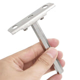 Vidaxl Floating Plank Carriers 12st Invisible Ø12x100 mm d'acier au carbone