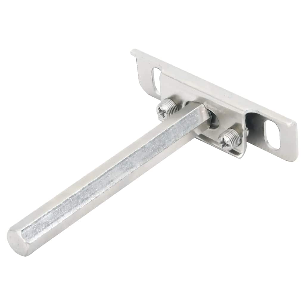 Vidaxl Floating Plank Carriers 12st Invisible Ø12x100 mm d'acier au carbone