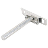 Vidaxl Floating Plank Carriers 12st Invisible Ø12x100 mm d'acier au carbone