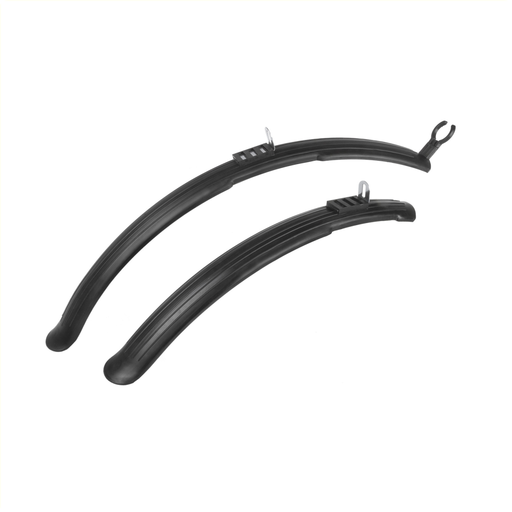 M-Wave Plastic Fender Set 26-29 tommer Universal Sort på kortet