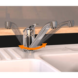 Eisl Kichen Mixer Grande vea Classic Low-Cresscressure Chrom -kolororor