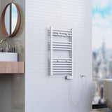 Radiatore del bagno Eisl con timer 80x50x15 cm bianco