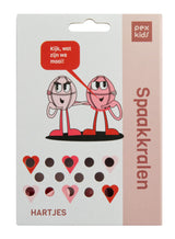 Sykkel snakket perler Pexkids hjerter 4-farget (20 stykker på kart)