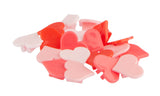 Sykkel snakket perler Pexkids hjerter 4-farget (20 stykker på kart)