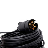 Trailerergærbelysningssæt + magnet førte 7,5 m. 7-pin