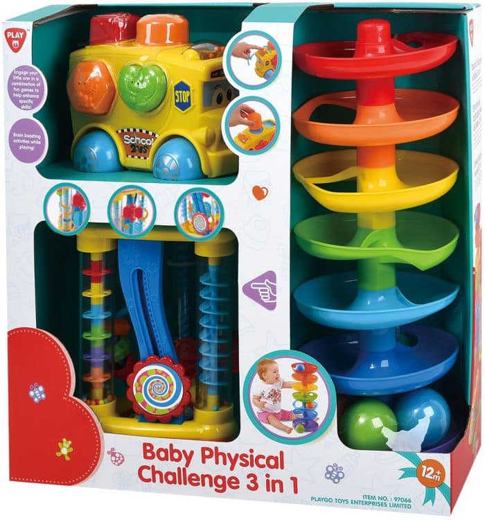 Playgo Baby Play set 3 Party en colores alegres