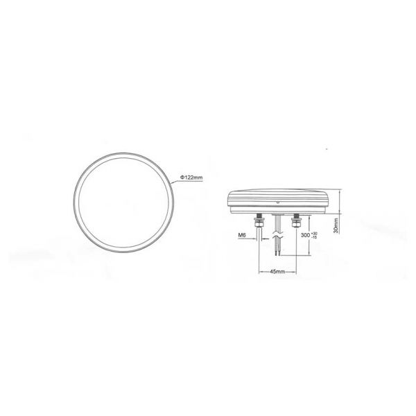 AC Taillight Dynamic LED kolem