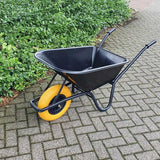 Trillebørplastik sort container 85 liter HQ Anti-Lek
