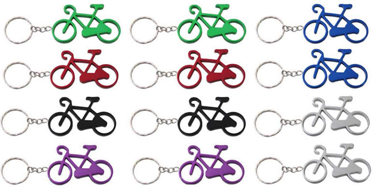 Mighty Key Ring Aluminium Bicycle (12 kusů)
