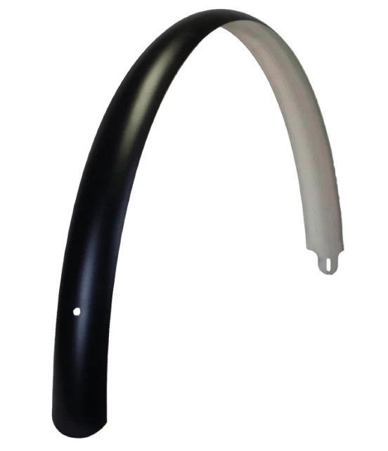 Kgs zadnji blatnik set 28 palčni 50 mm aluminijasta črna