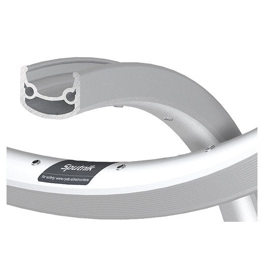 Ryde Rim Sputnik R 28 pollici (622) CNC 36 buchi d'argento