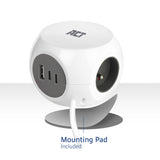Act Connectivity Socket Kubus mat 3 Sockets, 30w D