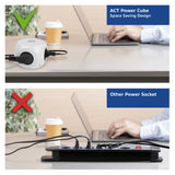 Act Connectivity Socket Kubus mat 3 Sockets, 30w D