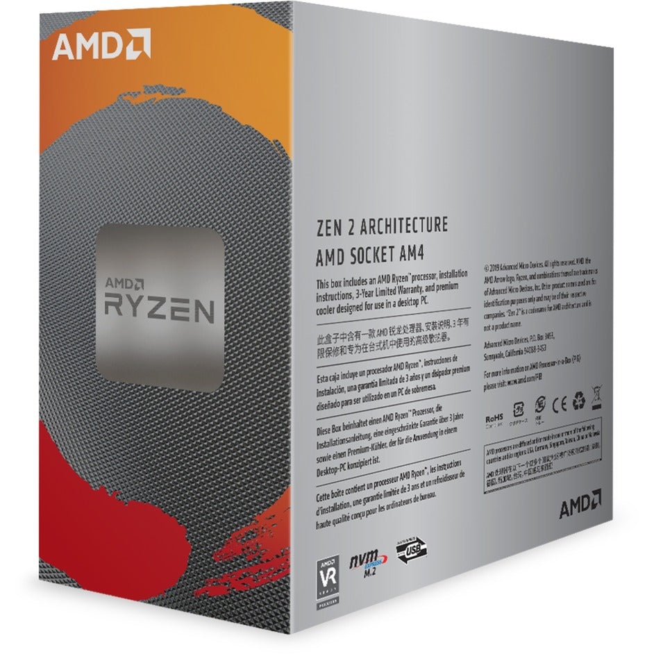 AMD AMD RYZEN 5 3600, 3,6 GHz (4,2 GHz Turbo Boost)